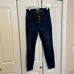 Madewell button fly skinny jeans. Size 29